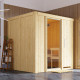 Sauna traditionnel SODIN - poêle 9000W ctrl externe - sans couronne - KARIBU