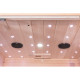Sauna infrarouge panneaux carbone 2220W LUXE 3 places - SNÖ + panneau de contrôle intérieur uniquement