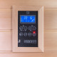 Sauna infrarouge panneaux carbone 2220W LUXE 3 places - SNÖ + panneau de contrôle intérieur uniquement
