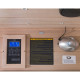 Sauna infrarouge panneaux carbone 2220W LUXE 3 places - SNÖ + panneau de contrôle intérieur uniquement