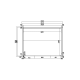 Sauna infrarouge panneaux carbone 2220W LUXE 3 places - SNÖ + panneau de contrôle intérieur uniquement