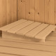 Sauna traditionnel Sahib 1 avec couronne - poêle 9KW ctrl externe -KARIBU