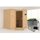 Sauna traditionnel Sahib 1 sans couronne - poêle 9KW ctrl externe - KARIBU