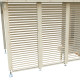 Sauna Sanna avec vestibule et terrasse 5,9m² - 2 à 4 places - bois massif 44mm - poêle inclus - Palmako