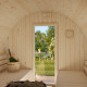Sauna tonneau Anita - 4 à 6 places - bois massif 42mm - poêle inclus - Palmako
