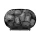 Poêle sauna électrique 3,6kW en acier noir – avec interrupteurs - NS Mini - Narvi