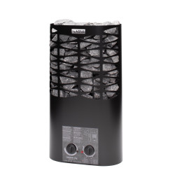 Poêle sauna électrique 3,6kW en acier noir – avec interrupteurs - NS Mini - Narvi