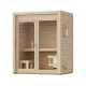Sauna d’extérieur Hycore 1 en bois brut 38mm - 3 places - sans poêle - KARIBU