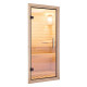 Sauna d’extérieur Hycore 3 en bois brut 38mm - 6 places - poêle 9kW BIO avec cde externe - KARIBU
