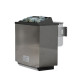 Poêle combiné EASY BIO 9 KW kit avec commande externe + 12kg de pierres - Karibu