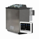 Poêle combiné EASY BIO 9 KW kit avec commande externe + 12kg de pierres - Karibu
