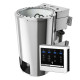 Poêle prêt à brancher 3,6KW avec commande externe BIO EASY + 12kg de pierres - Karibu