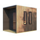 Sauna d'extérieur 5 places - parois 73mm - bois Douglas - poêle 9kW avec cde externe - Laguna - KARIBU