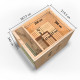 Sauna d'extérieur 5 places - parois 73mm - bois Douglas - poêle 9kW avec cde externe - Laguna - KARIBU