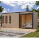 Sauna d'extérieur 5 places - parois 73mm - bois Douglas - sans poêle - Monterey - KARIBU