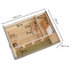 Sauna d'extérieur 5 places - bois anthracite 38mm - acier gris - sans poêle - Ares 4 - KARIBU