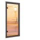 Sauna d'extérieur 3 à 5 places - bois anthracite 38mm - acier anthracite - sans poêle - Ares 4 - KARIBU