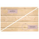 Sauna d'extérieur 1 à 2 places - bois brut 38mm - sans poêle - Quadro 0 - KARIBU
