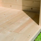 Sauna extérieur Mainburg 2 Set A bois brut avec vestibule 2 à 4 places 38mm - sans poêle - KARIBU