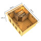 Sauna extérieur Mainburg 2 Set A bois brut avec vestibule 2 à 4 places 38mm - sans poêle - KARIBU