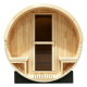 Sauna d'extérieur Tonneau en bois thermo-traité 4 à 6 places + poêle 9KW + shingles inclus - SNÖ