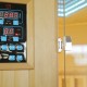 Sauna d'angle infrarouge chauffages carbone et full spectrum Vertical Black 2000W 2-3 places - SNÖ