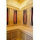 Sauna d'angle infrarouge chauffages carbone et full spectrum Vertical Black 2000W 2-3 places - SNÖ