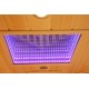 Sauna infrarouge chauffages carbone et full spectrum Vertical Black 2450W 3 places - SNÖ