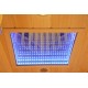 Sauna infrarouge chauffages carbone et full spectrum Vertical Black 2450W 3 places - SNÖ