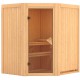 Sauna traditionnel d’angle Tonja Plug &Play - 3 à 4 places 68mm KARIBU
