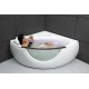 Baignoire balnéo d'angle - 135 x 135 cm - Samsara - SPALINA