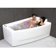 Baignoire balnéo duo + tablier - Sangha - mur à droite - 170 x 70 / 120 cm - SPALINA