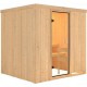Sauna traditionnel TROMSO Woodfeeling 5 à 6 places 68mm KARIBU
