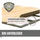 Sauna d'extérieur SKROLLAN 2 en bois massif 38mm 4 à 6 places avec porte opaque et vestibule - KARIBU