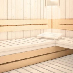 Kit 1 de dossier et de rebord de banc Premium pour saunas Karibu