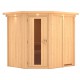 Sauna traditionnel d'angle SIIRIN 4 à 5 places 68mm KARIBU