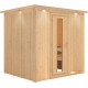 Sauna traditionnel modulable SODIN 3 à 4 places 68mm KARIBU