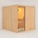 Sauna traditionnel modulable RODIN 5 à 6 places 68mm KARIBU