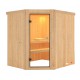 Sauna traditionnel d'angle SIIRIN 4 à 5 places 68mm KARIBU