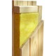 Sauna traditionnel d'angle SIIRIN 4 à 5 places 68mm KARIBU