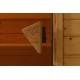 Sauna traditionnel d'angle SIIRIN 4 à 5 places 68mm KARIBU